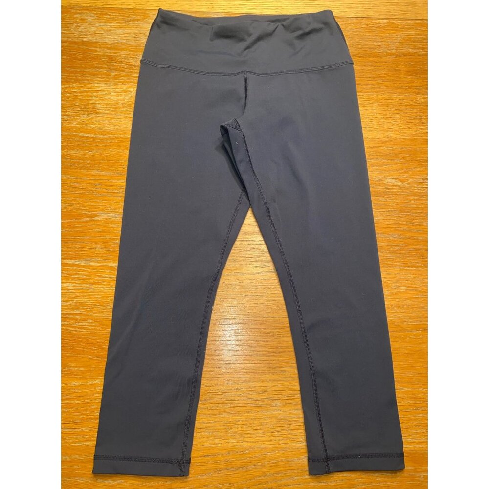 90 Degree By Reflex High Waist Grey Full-Length Leggings